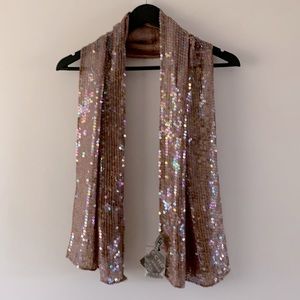 Sequin scarf